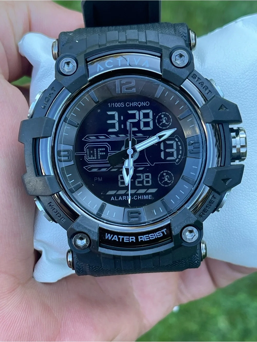 Activa Ardus X Invicta Analog & Digital Men's Watch - 58mm. Black (ACW8089-001)